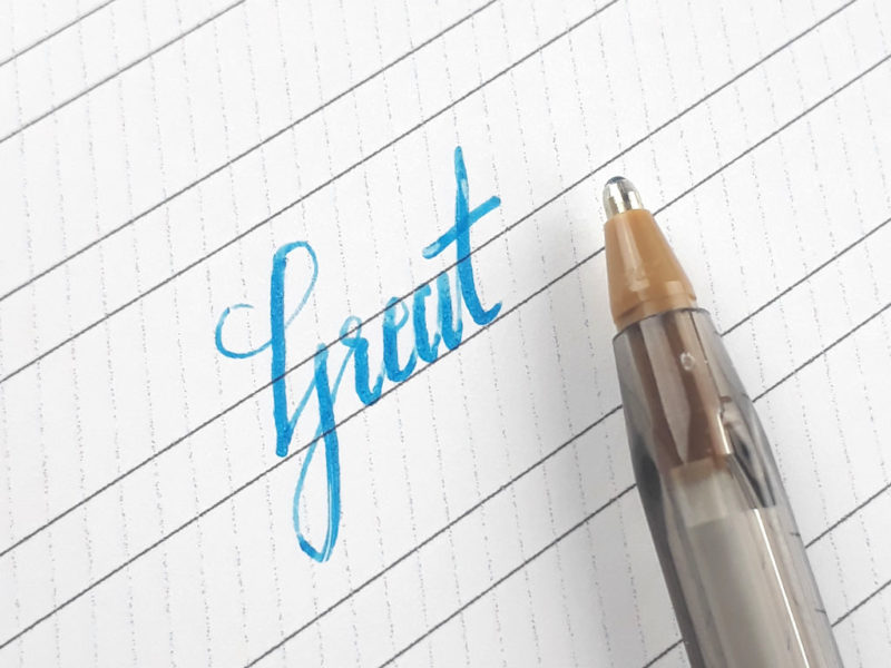 Learn Calligraphy with a ballpoint pen // Tutorial (2023)