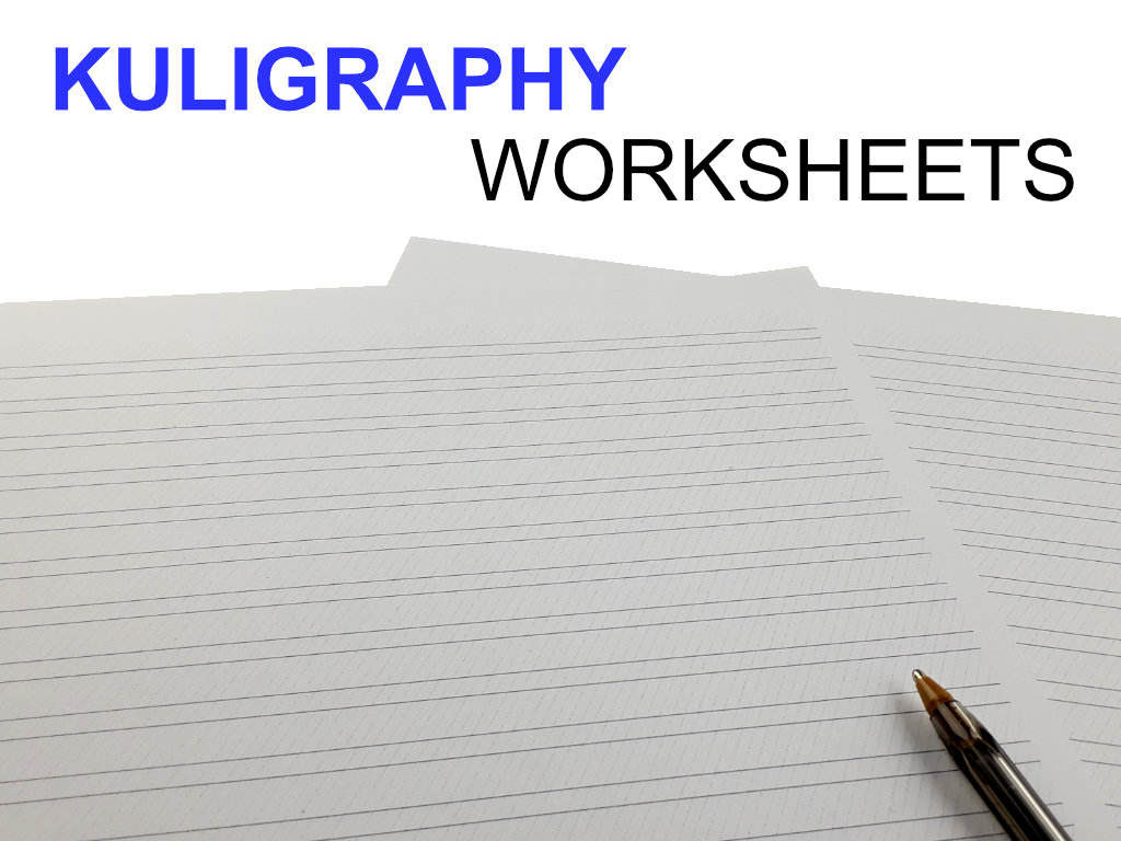 Worksheets-Kuligraphy