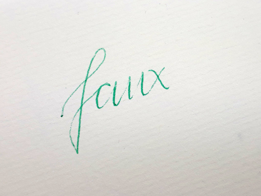 faux-kuligraphy